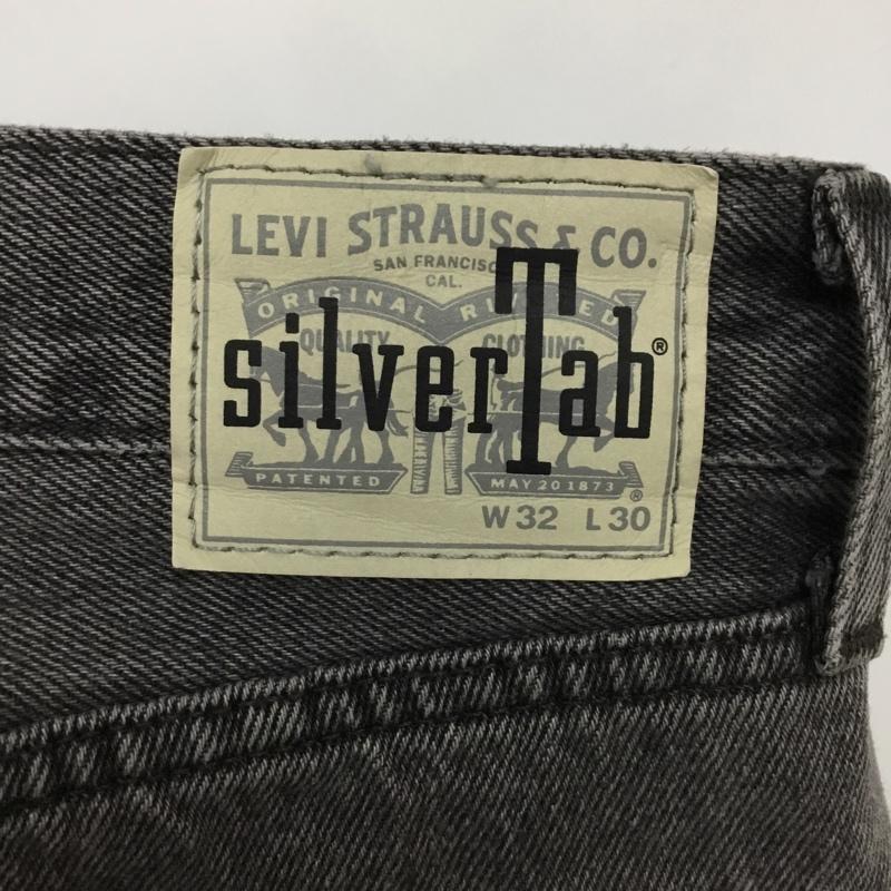 リーバイス Levi s パンツ デニム、ジーンズ A3421-0000 SILVERTAB W32 L30 LOOSE 32インチ 無地 黒 / ブラック /  メンズ USED 古着 中古 10119854