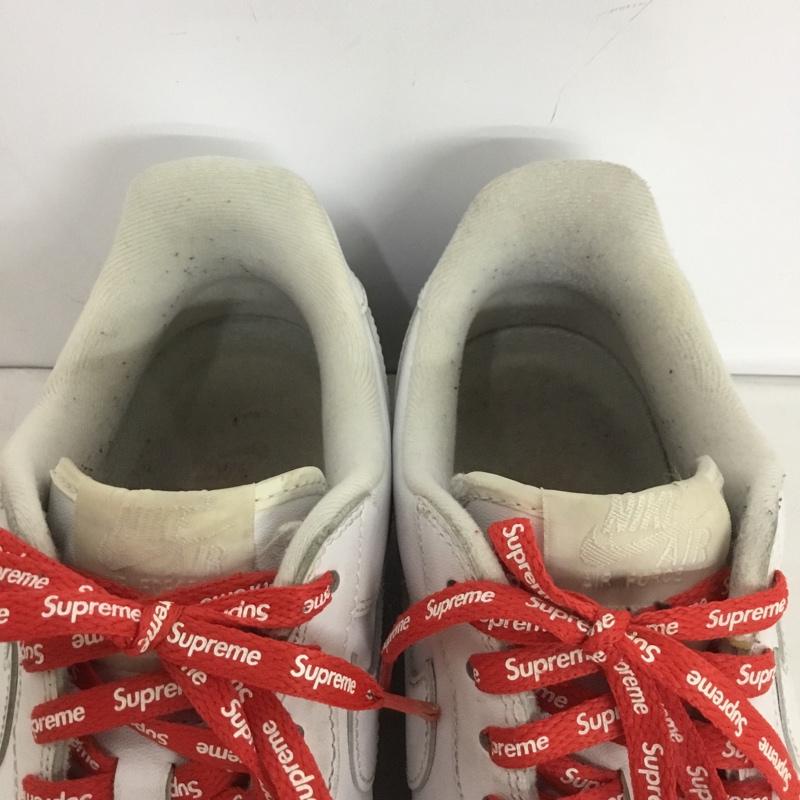 シュプリーム Supreme スニーカー スニーカー CU9225-100 AIR FORCE 1 LOW NIKE 27.5cm 27.5cm ロゴ、文字 白 / ホワイト /  メンズ USED 古着 中古 10140594