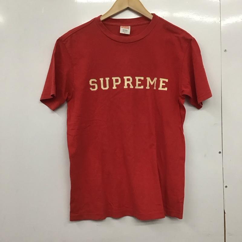 シュプリーム Supreme Tシャツ 半袖 半袖カットソー プリントTシャツ クルーネックカットソー ロゴT M ロゴ、文字 赤 / レッド /  メンズ USED 古着 中古 10146435