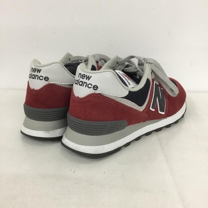 ニューバランス New Balance スニーカー スニーカー ML574EH2 24cm 24.0cm ロゴ、文字 赤 / レッド / X 紺 / ネイビー / X 灰 / グレー /  レディース USED 古着 中古 10140035