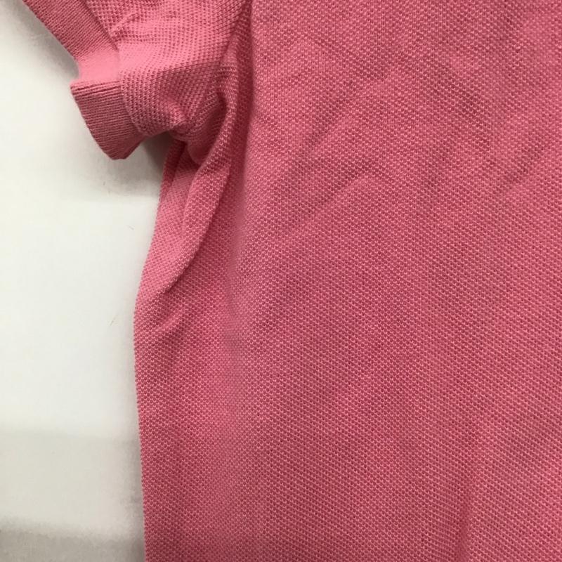 ラルフローレンスポーツ RALPHLAURENSPORT ポロシャツ 半袖 半袖ポロシャツ カラーシャツ 半袖カットソー M ロゴ、文字 桃 / ピンク /  レディース USED 古着 中古 10132959