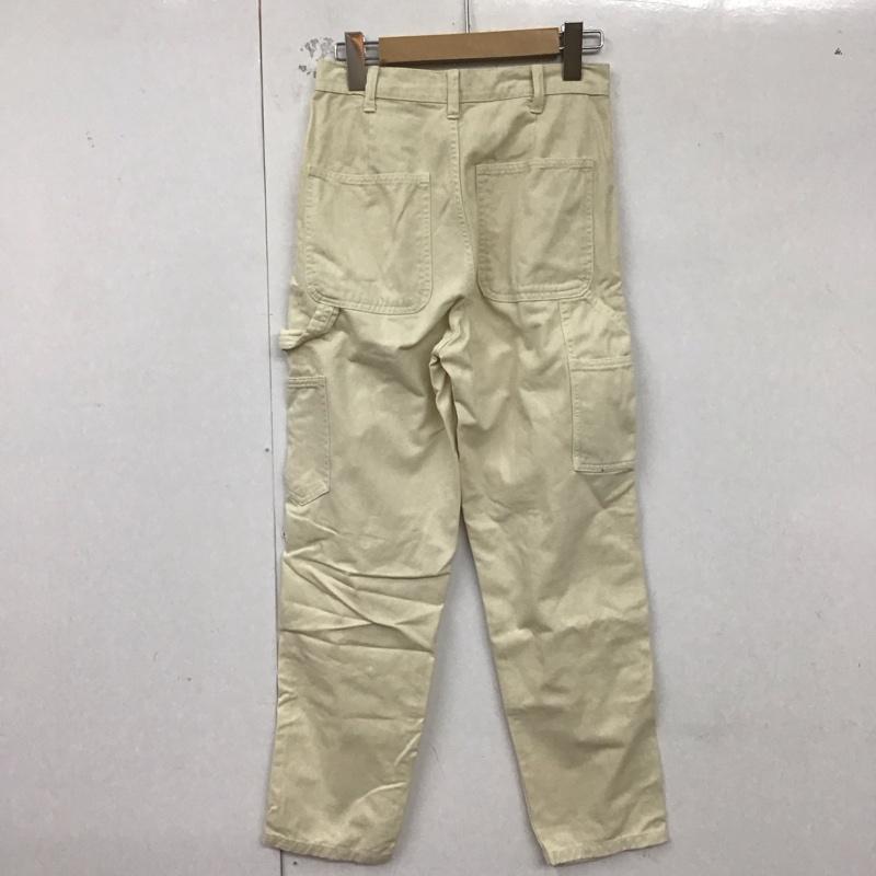 ザラ ZARA パンツ ワークパンツ、ペインターパンツ 5520 225 712 フルレングス 無地 アイボリー / アイボリー /  レディース USED 古着 中古 10129194