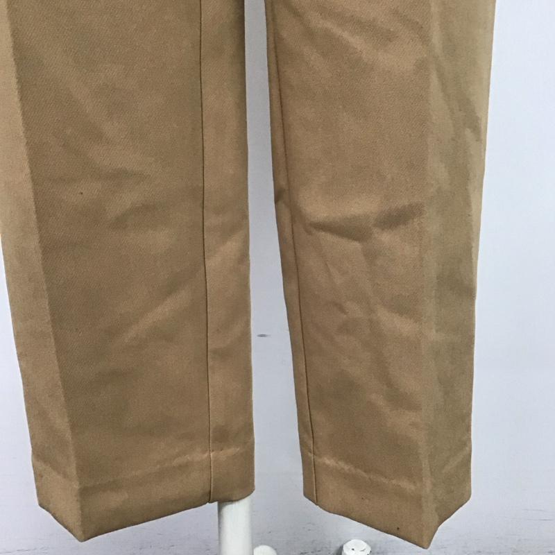 ザラ ZARA パンツ スラックス ワイドパンツ カジュアルパンツ ワークパンツ スラックス M 無地 ベージュ / ベージュ /  レディース USED 古着 中古 10124573