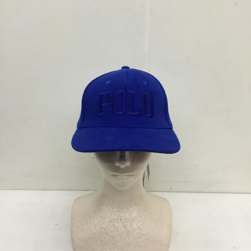 ポロラルフローレン POLO RALPH LAUREN 帽子 キャップ FREE ロゴ、文字 青 / ブルー /  メンズ USED 古着 中古 10124386