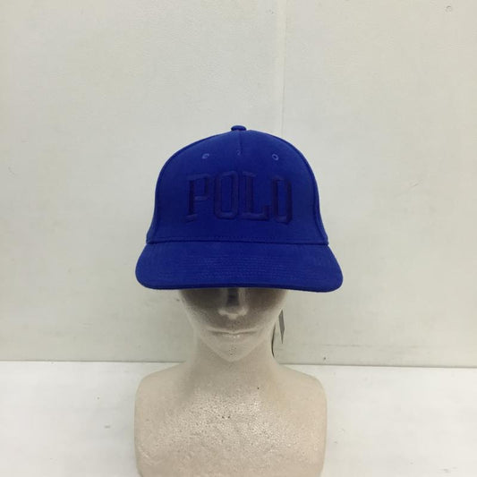 ポロラルフローレン POLO RALPH LAUREN 帽子 キャップ FREE ロゴ、文字 青 / ブルー /  メンズ USED 古着 中古 10124386