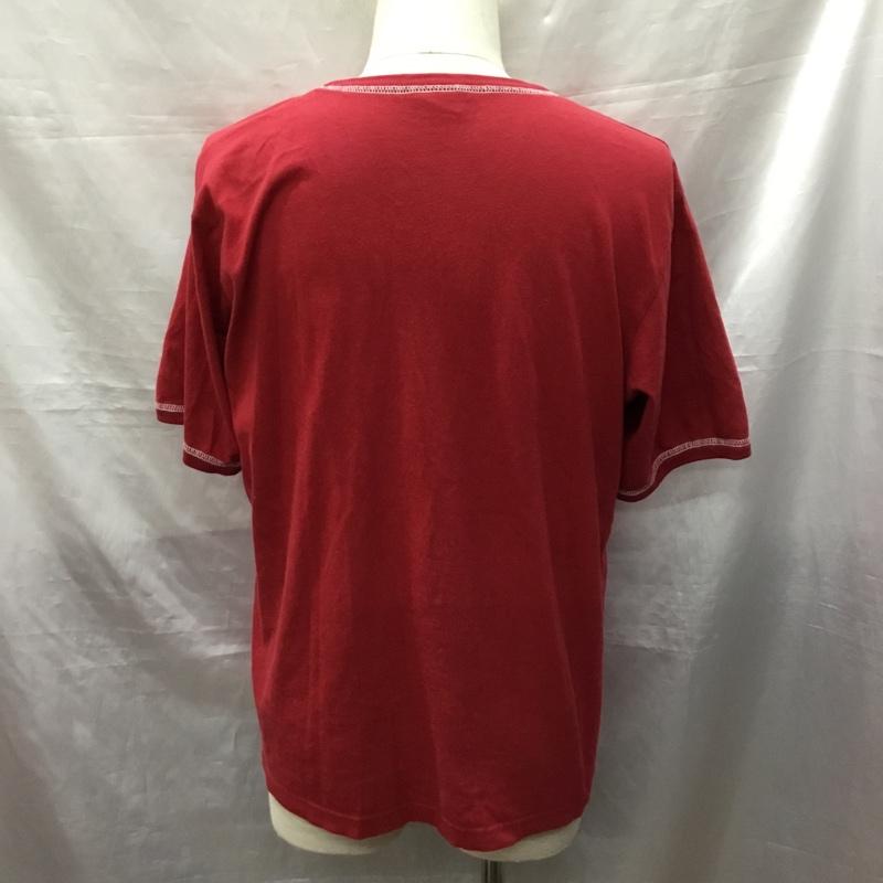 ナイキ NIKE Tシャツ 半袖 クルーネック プリント M ロゴ、文字 えんじ / ワインレッド /  メンズ USED 古着 中古 10121011