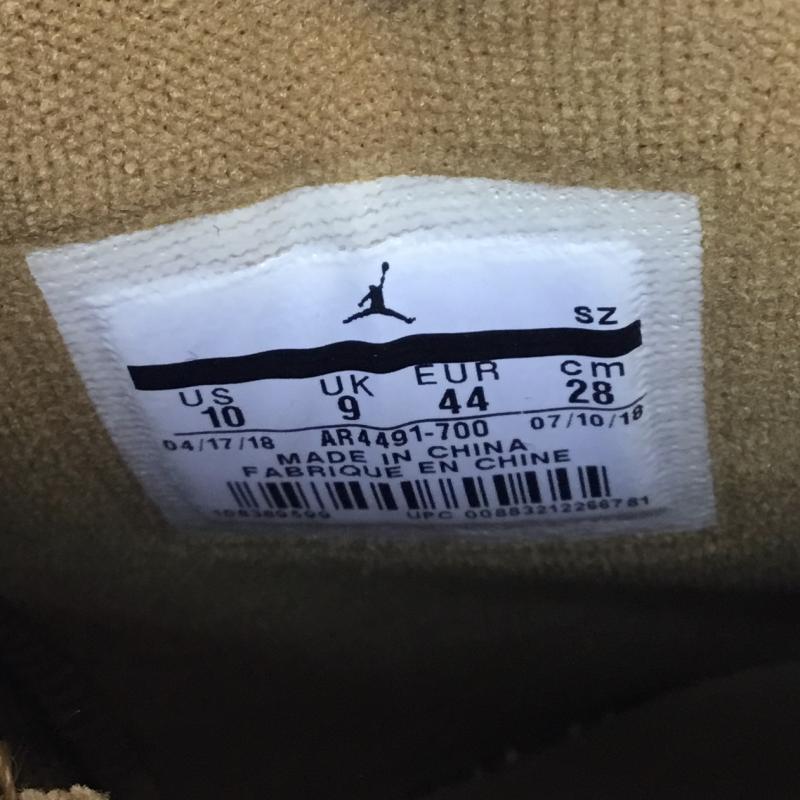 ナイキ NIKE ブーツ 一般 AR4490-700 Nike Air Jordan 9 Retro Boot Wheat 28.0cm 無地 キャメル / キャメル / X ベージュ / ベージュ /  メンズ USED 古着 中古 10128864