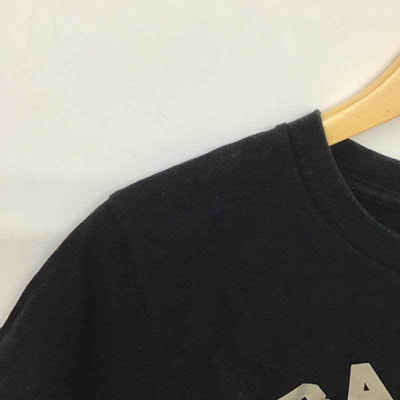 アベイシングエイプ A BATHING APE Tシャツ 半袖 001TEH302508X クルーネック S ロゴ、文字 黒 / ブラック / X 銀 / シルバー /  レディース USED 古着 中古 10139155