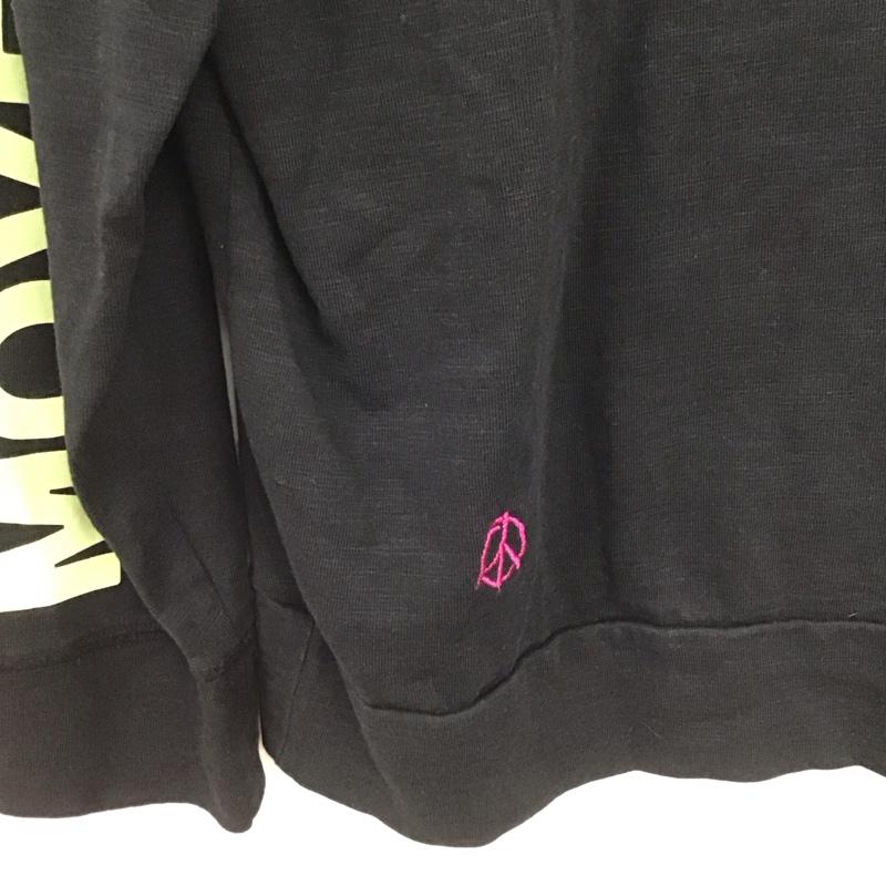 ナイキ NIKE カットソー 長袖 da0630-10 ワールドツアーロングスリーブトップ プリントTシャツ XL ロゴ、文字 黒 / ブラック /  メンズ USED 古着 中古 10146578