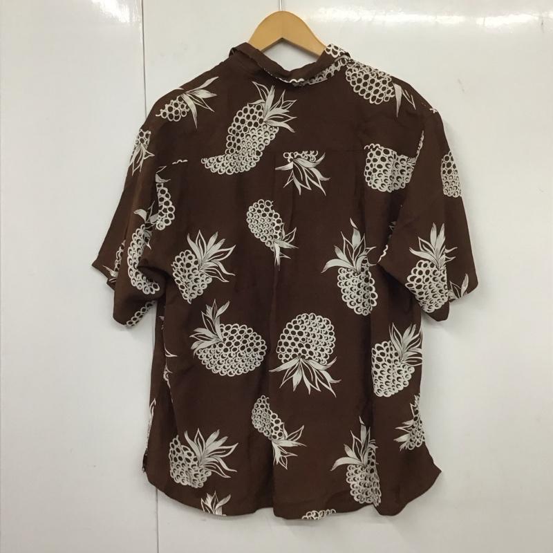 マーカ marka シャツ、ブラウス 半袖 半袖シャツ プリントシャツ カラーシャツ アロハシャツ 1 プリント 茶 / ブラウン /  メンズ USED 古着 中古 10132417