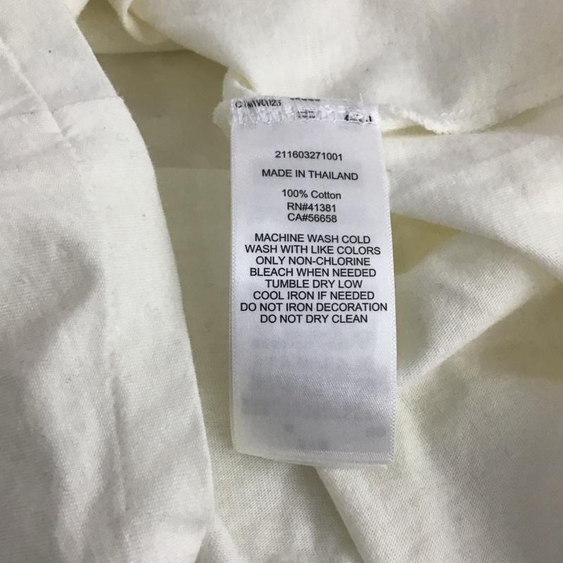 ポロラルフローレン POLO RALPH LAUREN Tシャツ 半袖 Vネック コットン XS ワンポイント 白 / ホワイト /  レディース USED 古着 中古 10146373