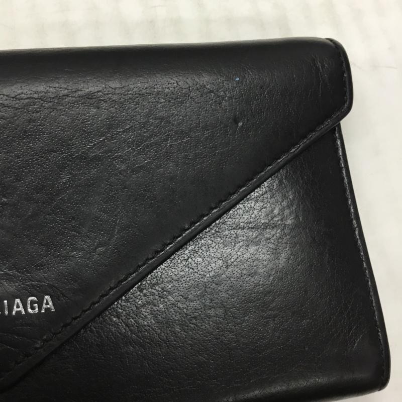 バレンシアガ BALENCIAGA 財布 長財布 ロゴ、文字 黒 / ブラック /  メンズ USED 古着 中古 10122357