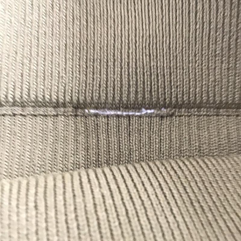 ザラ ZARA スカート ロングスカート リブニットスカート ロングスカート バックスリットスカート S 無地 カーキ / カーキ /  レディース USED 古着 中古 10110459