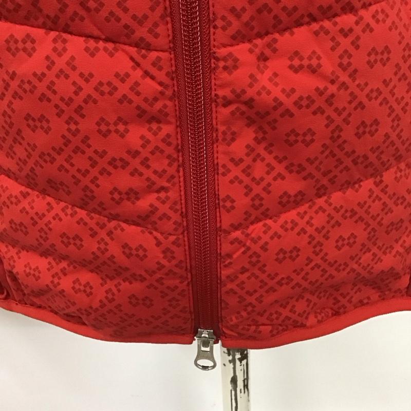 アディダス adidas ジャケット、上着 ジャンパー、ブルゾン M 無地 X 総柄 赤 / レッド /  レディース USED 古着 中古 10128360