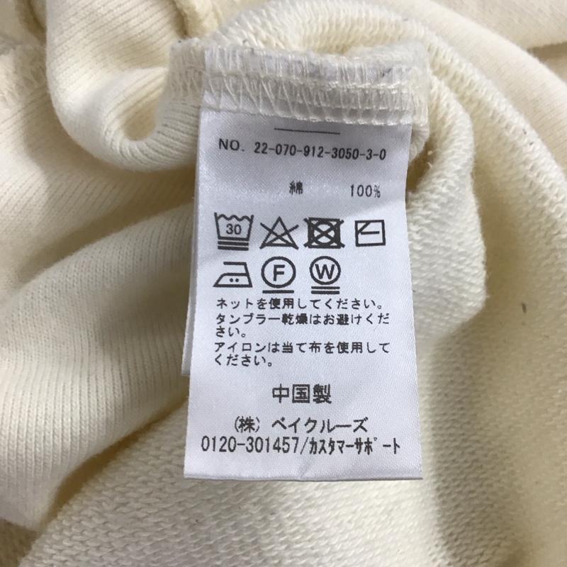 スローブイエナ SLOBE IENA トレーナー 長袖 ロゴ、文字 X プリント オフホワイト / オフホワイト /  レディース USED 古着 中古 10133189
