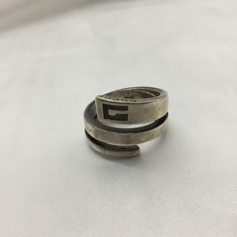 グッチ GUCCI アクセサリー 指輪 スネークスパイラル 15号 ワンポイント 銀 / シルバー /  メンズ USED 古着 中古 10109159