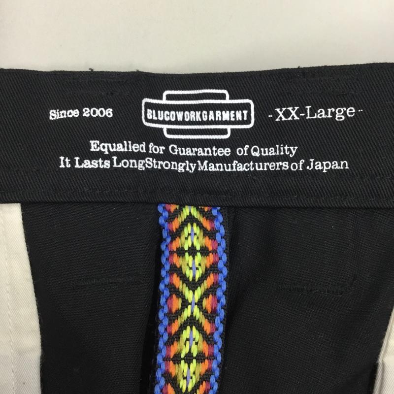 ブルコ BLUCO パンツ ワークパンツ、ペインターパンツ ワークパンツ ワイドパンツ カジュアルパンツ XXL 無地 黒 / ブラック /  メンズ USED 古着 中古 10122243