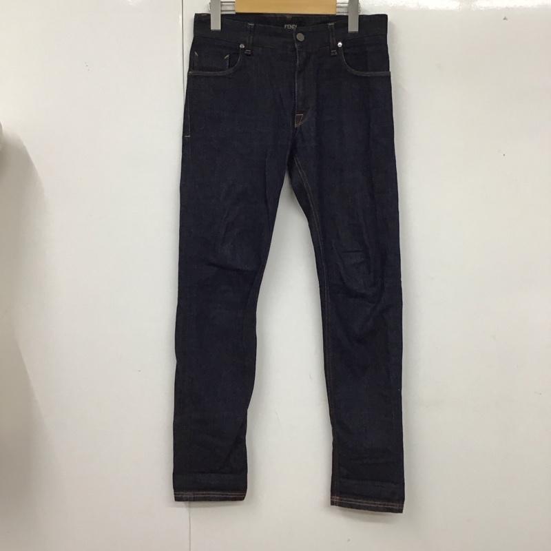 フェンディ FENDI パンツ デニム、ジーンズ FLP201 30インチ 無地 インディゴ / インディゴ /  メンズ USED 古着 中古 10117126
