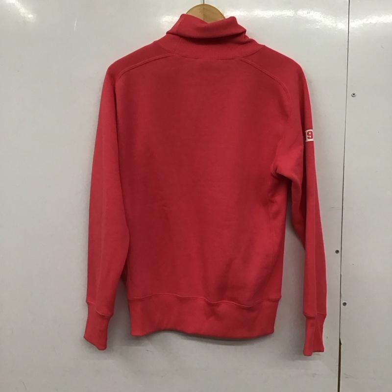 チャンピオン Champion トレーナー 長袖 CW-YG003 テックウィーブ テリー タートルネックスウェットシャツ 23FW GOLF L ワンポイント 桃 / ピンク /  レディース USED 古着 中古 10146399