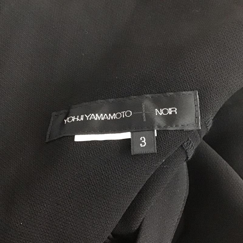 ヨウジヤマモト プリュス ノアール Yohji Yamamoto ＋Noir スカート ひざ丈スカート 3 無地 黒 / ブラック /  レディース USED 古着 中古 10129698