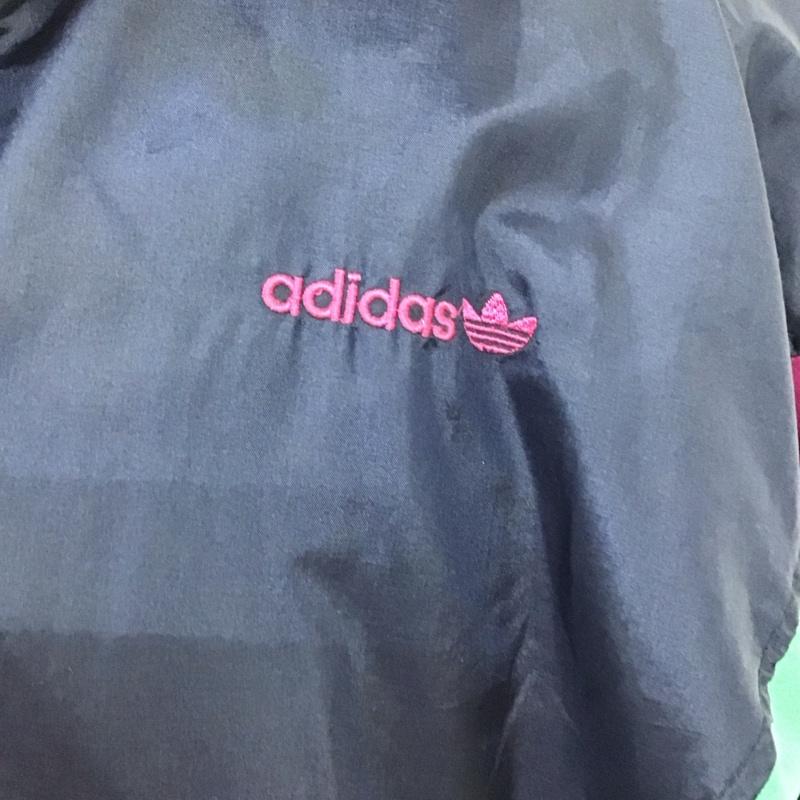アディダス adidas ジャケット、上着 ジャンパー、ブルゾン ナイロンジャケット XL ロゴ、文字 マルチカラー / マルチカラー /  メンズ USED 古着 中古 10114748
