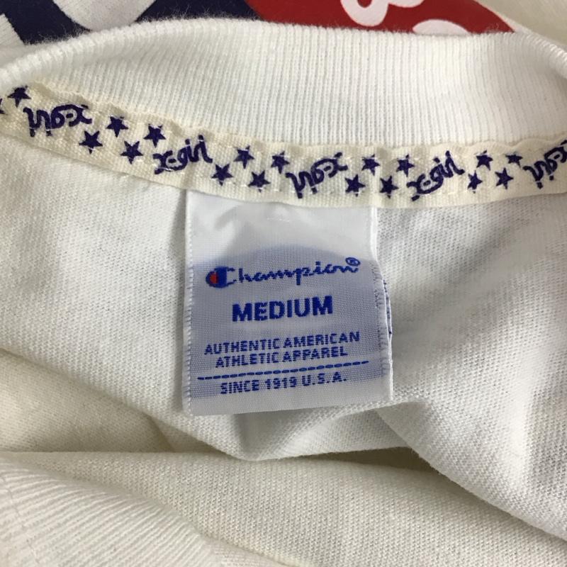 エックスガール X-girl ワンピース ミニスカート Champion M ロゴ、文字 白 / ホワイト /  レディース USED 古着 中古 10121278