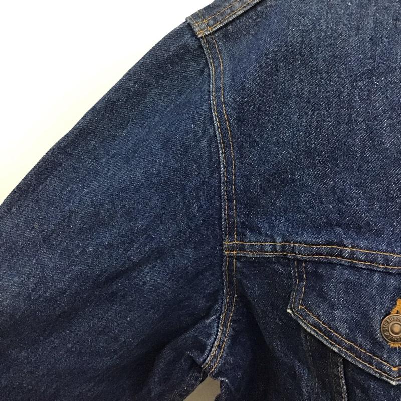 リーバイス Levi s ジャケット、上着 ジャケット、ブレザー 80S USA製 70506 Gジャン デニムジャケット アウター 42 無地 インディゴ / インディゴ /  メンズ USED 古着 中古 10110379