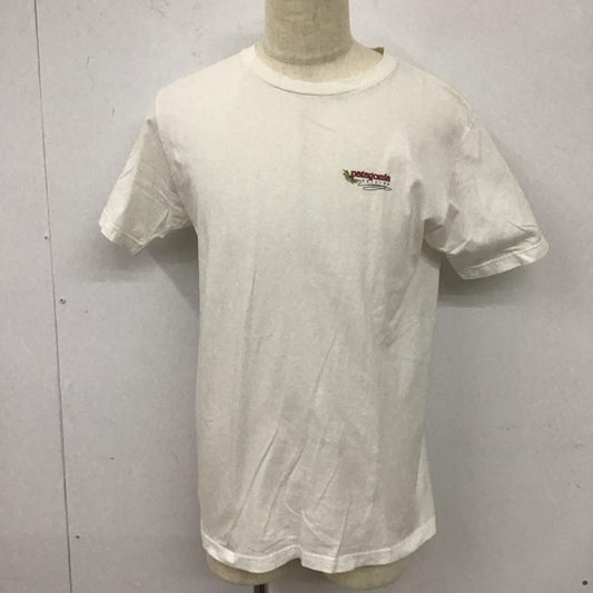 パタゴニア patagonia Tシャツ 半袖 S ロゴ、文字 X プリント 白 / ホワイト /  メンズ USED 古着 中古 10112016