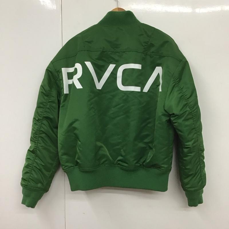 ルーカ RVCA ジャケット、上着 ジャケット、ブレザー bb042766 フライトジャケット ジップアップジャケット アウター S 無地 カーキ / カーキ /  メンズ USED 古着 中古 10130593