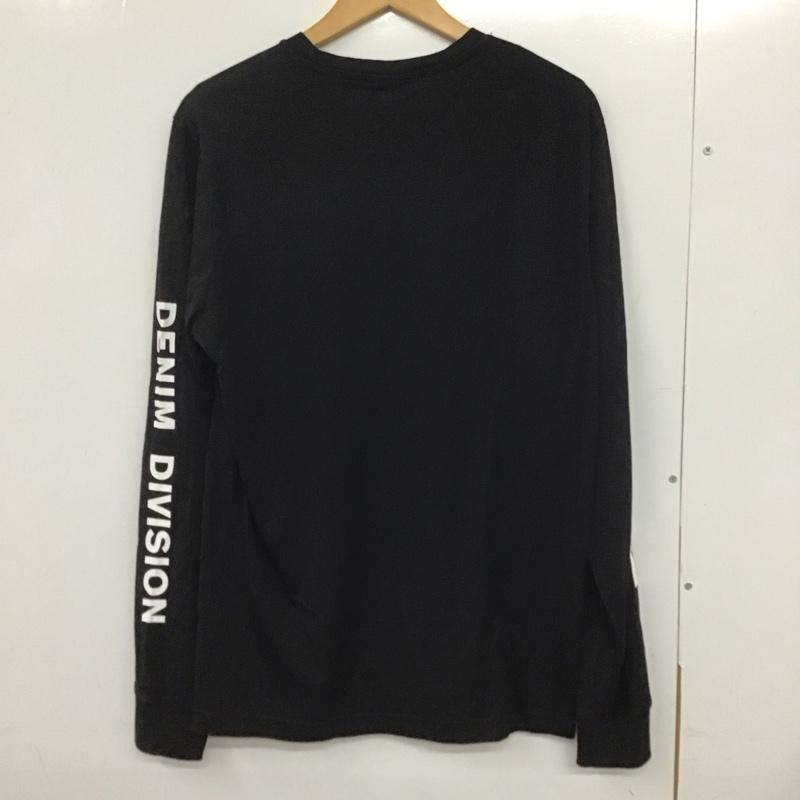 ディーゼル DIESEL カットソー 長袖 t-diegos-ls-k40 長袖カットソー プリントTシャツ XL ロゴ、文字 黒 / ブラック /  メンズ USED 古着 中古 10132353