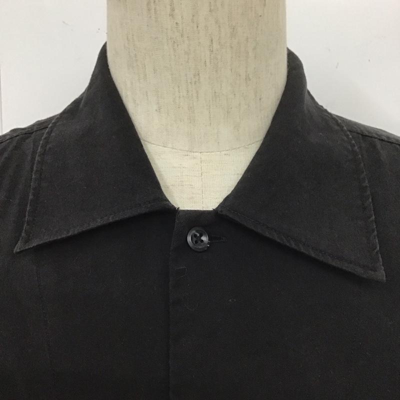 ハレ HARE シャツ、ブラウス 半袖 ha020033aa 半袖シャツ カジュアルシャツ カラーシャツ FREE 無地 黒 / ブラック /  メンズ USED 古着 中古 10107788