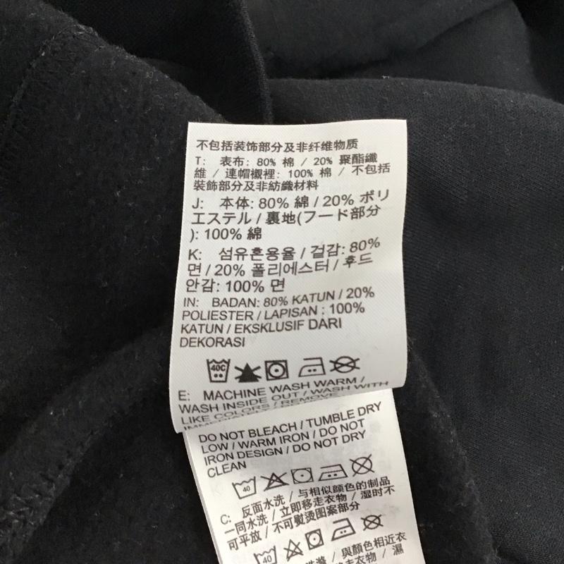 ナイキ NIKE パーカー 長袖 dm1237-010 長袖パーカー プルオーバー XXL ロゴ、文字 黒 / ブラック /  メンズ USED 古着 中古 10150327