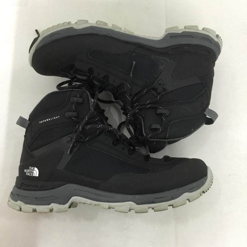 ザノースフェイス THE NORTH FACE アウトドアシューズ アウトドアシューズ NFW52020 W Creston Mid FUTURELIGHT NF0A4NGE トレッキングシューズ 24cm 箱有 24.0cm ロゴ、文字 黒 / ブラック /  レディース USED 古着 中古 10145593