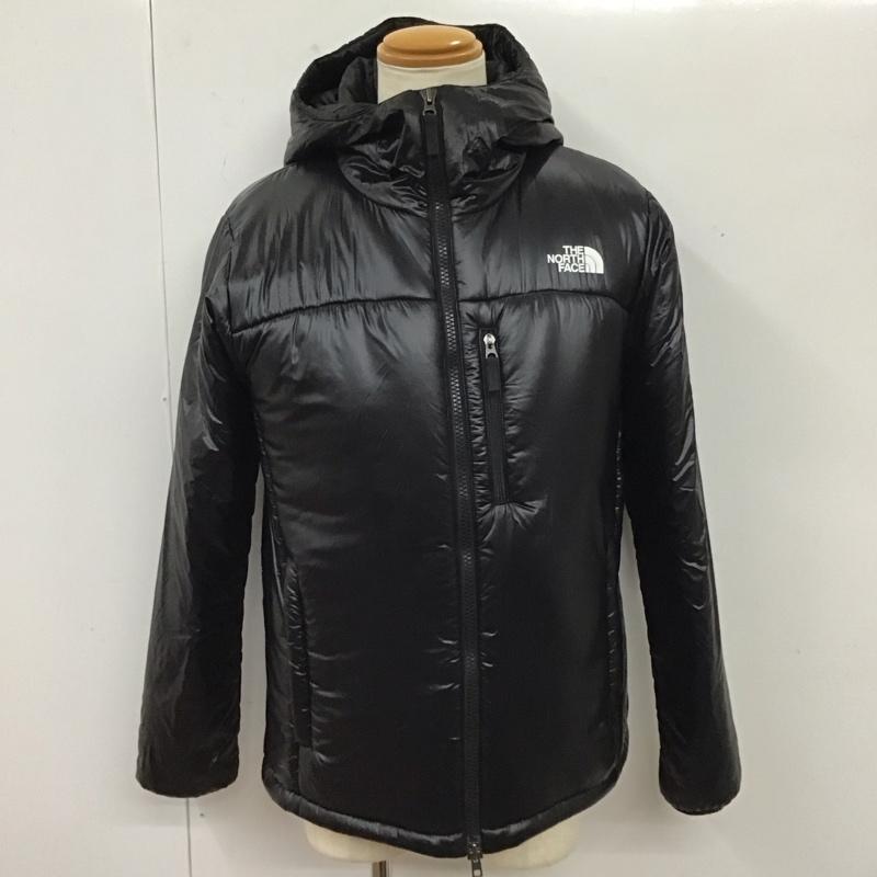 ザノースフェイス THE NORTH FACE ジャケット、上着 ジャンパー、ブルゾン ny81408z ダウンジャケット ジップアップジャケット アウター L ロゴ、文字 黒 / ブラック /  メンズ USED 古着 中古 10119152