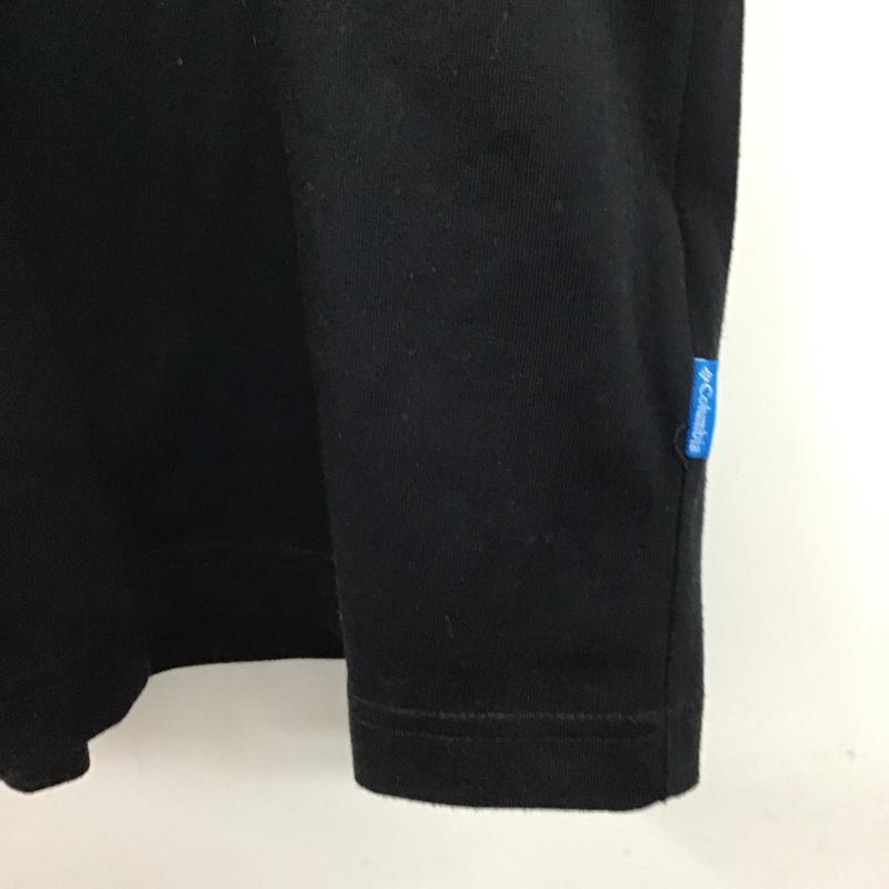 コロンビア Columbia Tシャツ 半袖 半袖カットソー プリントTシャツ クルーネックカットソー M プリント 黒 / ブラック /  メンズ USED 古着 中古 10136561