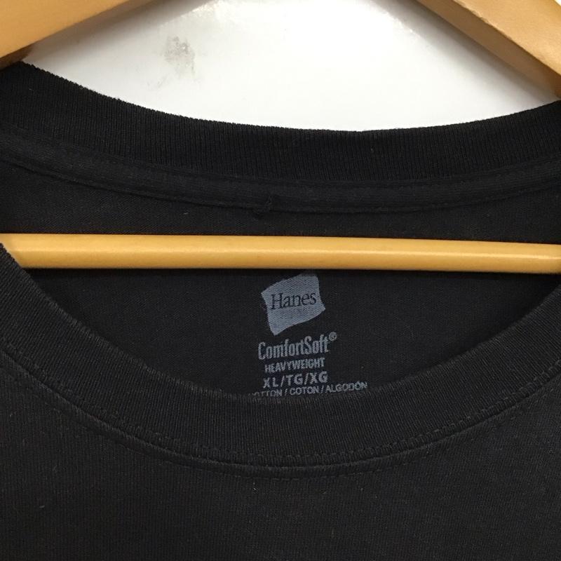 ヘインズ HANES Tシャツ 半袖 WONDER WOMAN 映画Tシャツ XL プリント 黒 / ブラック /  メンズ USED 古着 中古 10123364