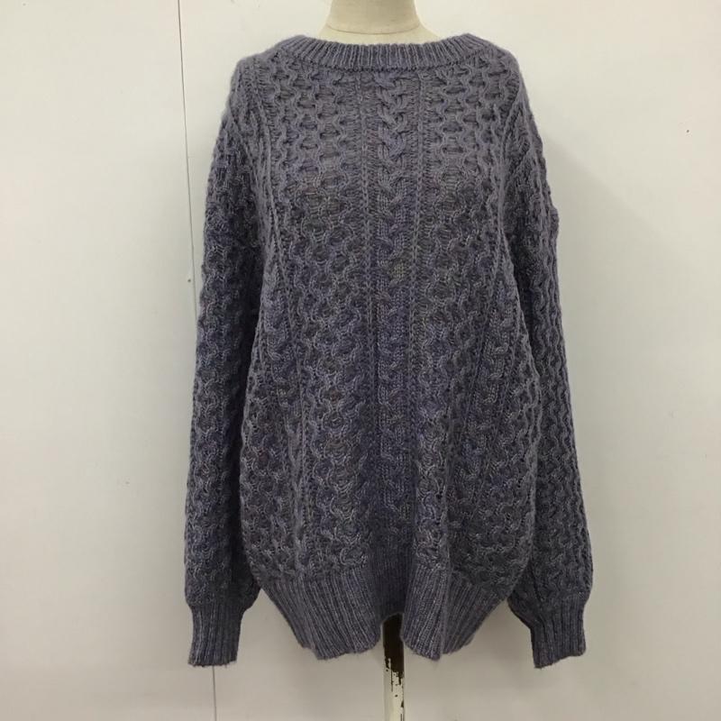 ダブルクローゼット w closet ニット、セーター 長袖 FREE  マルチカラー / マルチカラー /  レディース USED 古着 中古 10121728