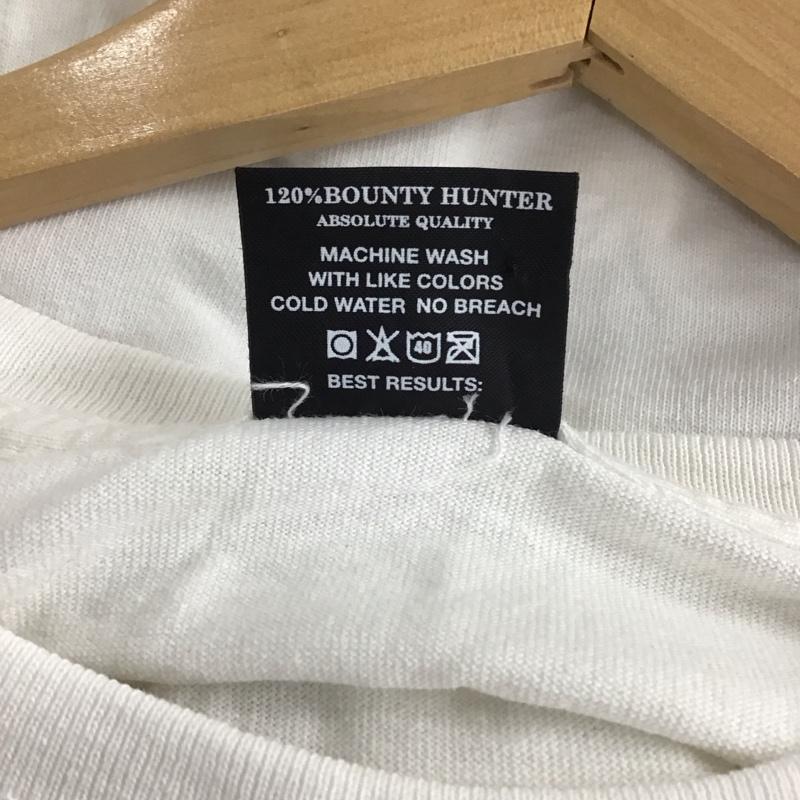 バウンティーハンター BOUNTY HUNTER Tシャツ 半袖 半袖カットソー プリントTシャツ クルーネックカットソー L プリント 白 / ホワイト /  メンズ USED 古着 中古 10132718