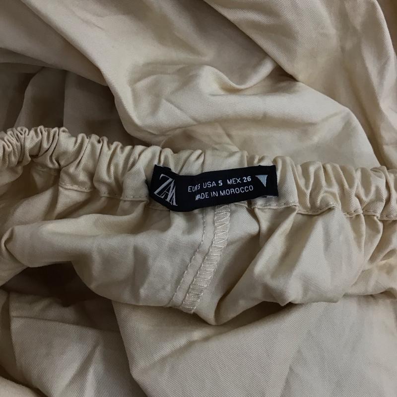 ザラ ZARA ワンピース ロングスカート S 無地 アイボリー / アイボリー /  レディース USED 古着 中古 10129402