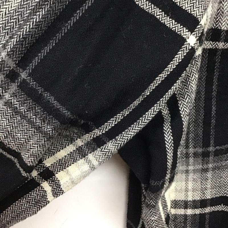 ギャップ GAP シャツ、ブラウス 長袖 長袖シャツ チェックシャツ カラーシャツ M チェック 白 / ホワイト / X 黒 / ブラック /  メンズ USED 古着 中古 10140110