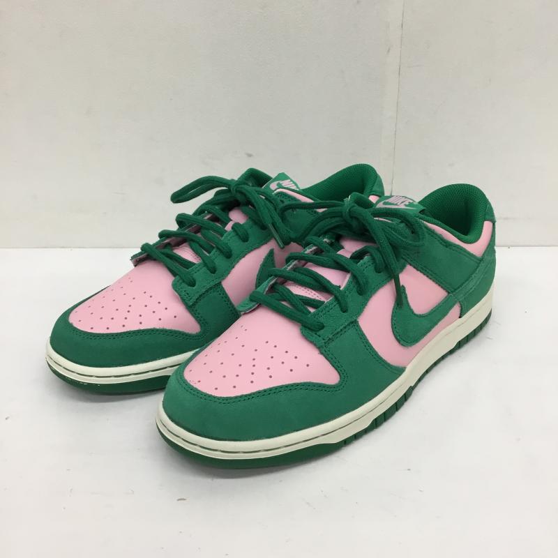 ナイキ NIKE スニーカー スニーカー NIKE DUNK LOW RETORO SE MED Soft Pink FZ0549-600 28.5cm ロゴ、文字 緑 / グリーン / X 桃 / ピンク /  メンズ USED 古着 中古 10129905