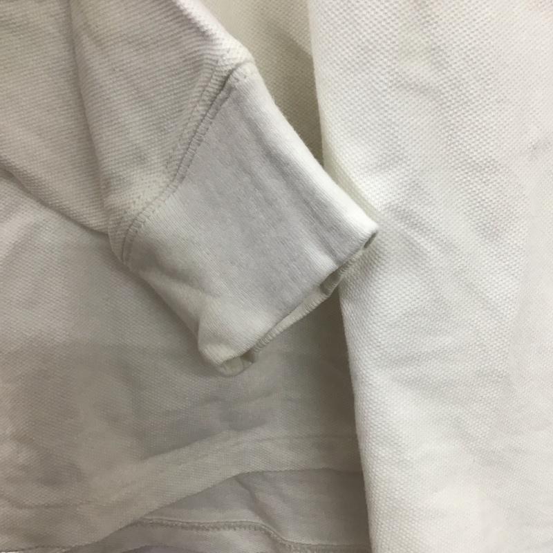 ポロバイラルフローレン Polo by RALPH LAUREN ポロシャツ 長袖 長袖ポロシャツ 長袖カットソー カラーシャツ XL ロゴ、文字 白 / ホワイト /  メンズ USED 古着 中古 10141473