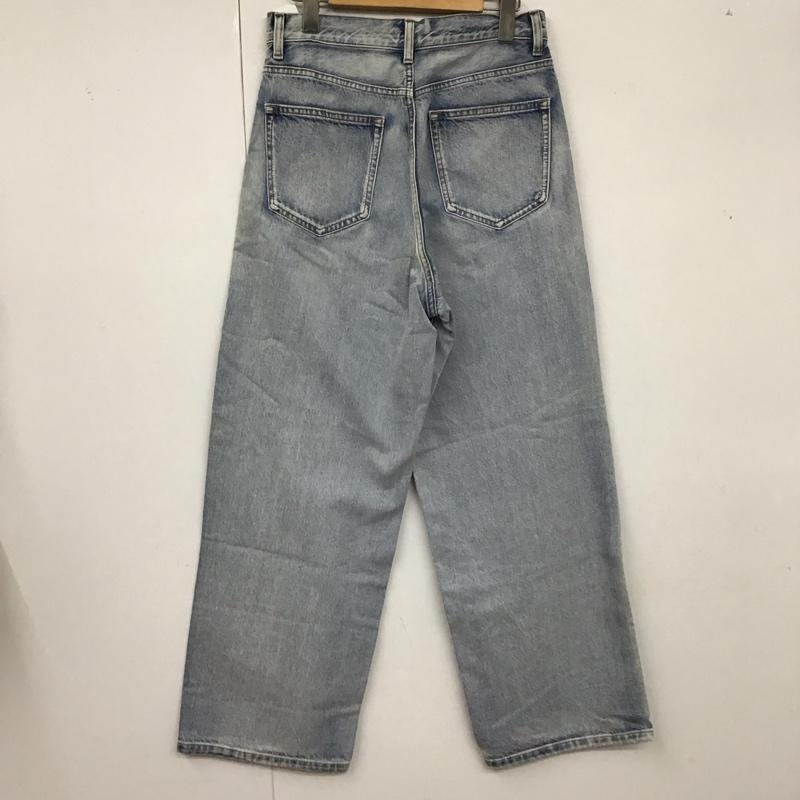 ローリーズファーム LOWRYS FARM パンツ デニム、ジーンズ LF524007AD ワイドパンツ L ダメージ加工 青 / ブルー /  レディース USED 古着 中古 10122575