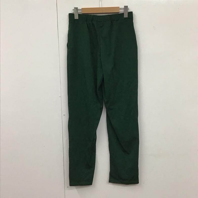 ショコラ フィネ ローブ chocol raffine robe パンツ スラックス らくらくスレンダーパンツ 6A13L0F1300 FREE 無地 緑 / グリーン /  レディース USED 古着 中古 10131704