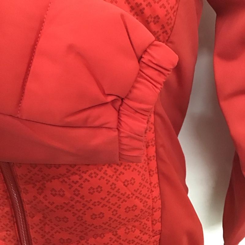 アディダス adidas ジャケット、上着 ジャンパー、ブルゾン M 無地 X 総柄 赤 / レッド /  レディース USED 古着 中古 10128360