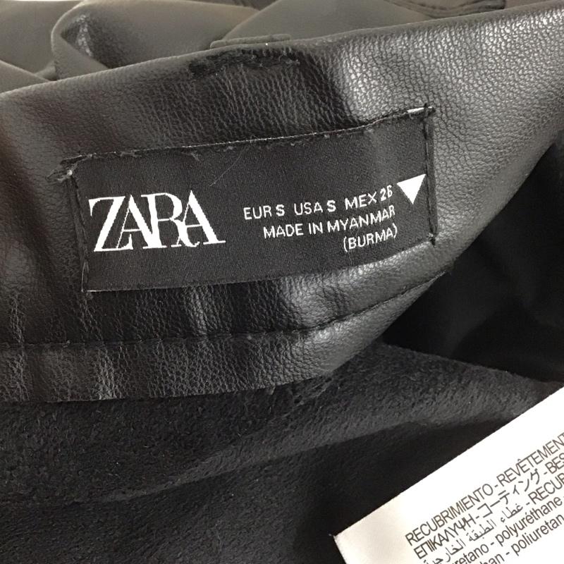 ザラ ZARA ボトムス ボトムス S 無地 黒 / ブラック /  レディース USED 古着 中古 10137880