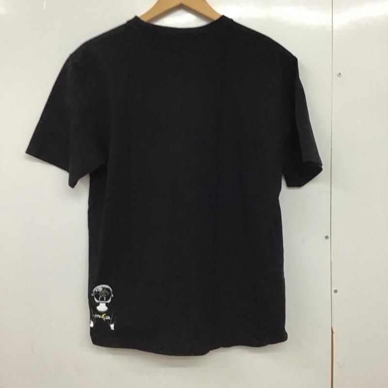 グラニフ graniph Tシャツ 半袖 半袖カットソー プリントTシャツ クルーネックカットソー L プリント 黒 / ブラック /  メンズ USED 古着 中古 10150925