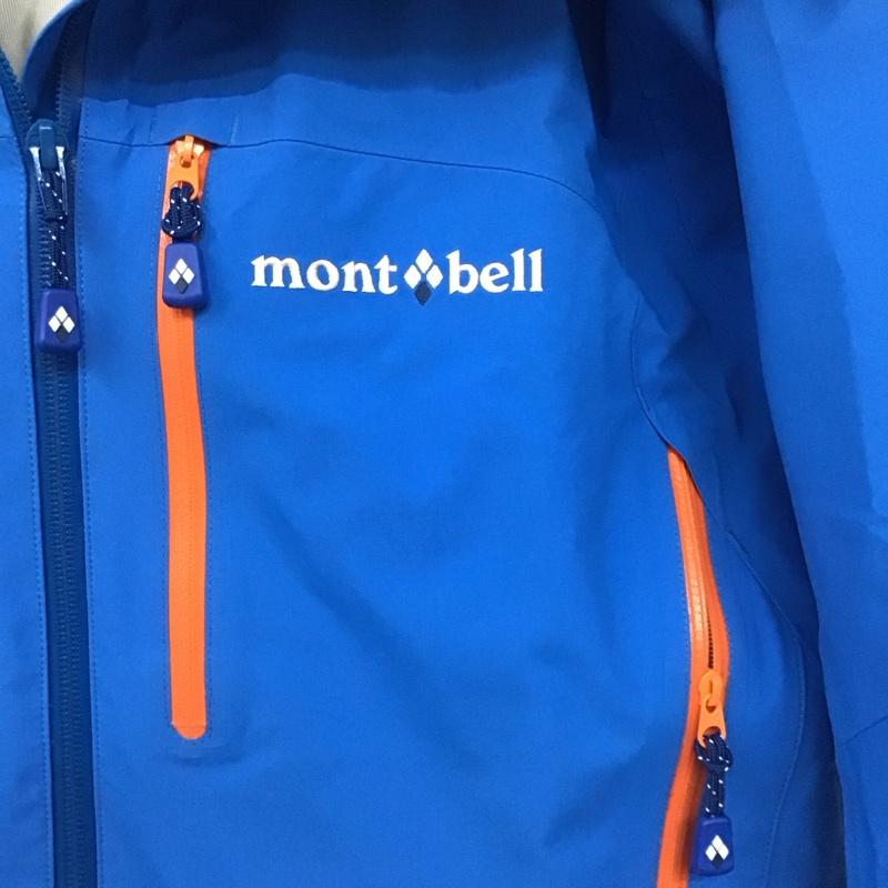 モンベル mont-bell ジャケット、上着 ジャンパー、ブルゾン 1102483 フレネイパーカ ジップアップパーカー M ロゴ、文字 青 / ブルー /  メンズ USED 古着 中古 10147994