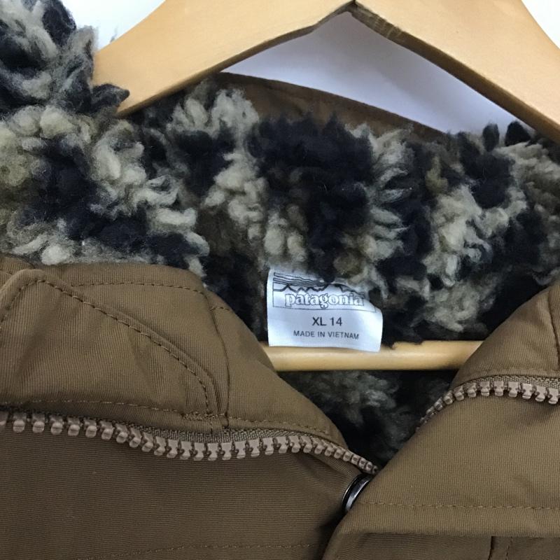 パタゴニア patagonia ジャケット、上着 ジャンパー、ブルゾン XL 無地 茶 / ブラウン /  ボーイズ USED 古着 中古 10106098