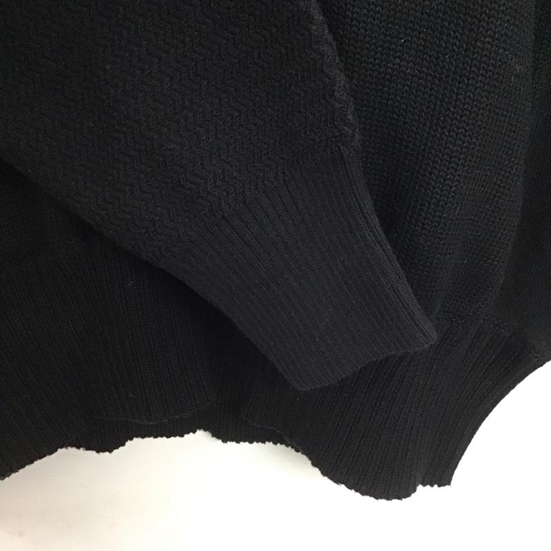 ディーゼル DIESEL ニット、セーター 長袖 長袖ニットカットソー クルーネック セーター M  黒 / ブラック /  メンズ USED 古着 中古 10148957